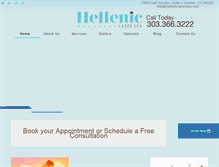 Tablet Screenshot of helleniclaserspa.com